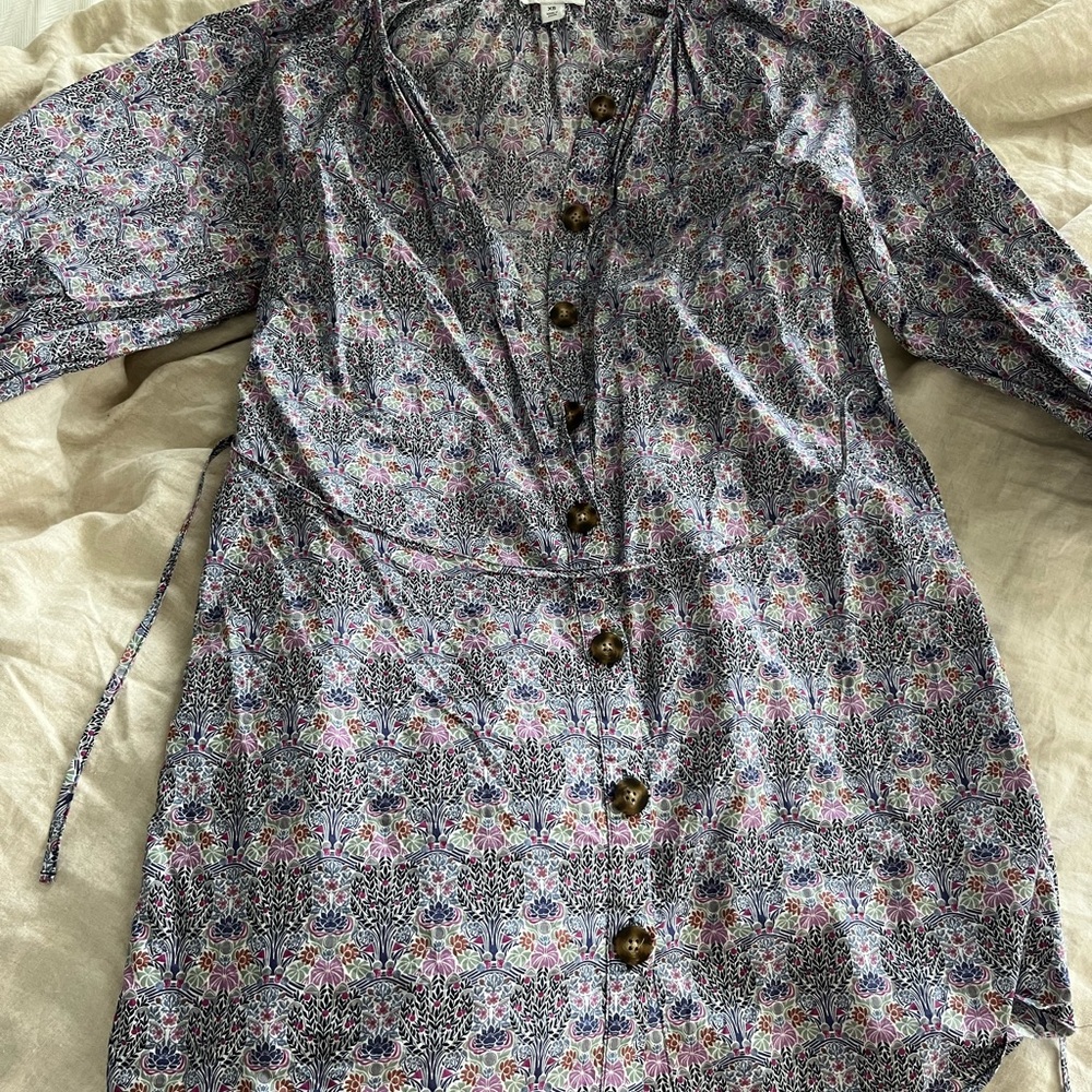 J.Crew Liberty fabric mini shirt dress